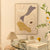 Novela amarilla ideal pintura texturizada expresionismo abstracto sala de estar lienzo arte de pared