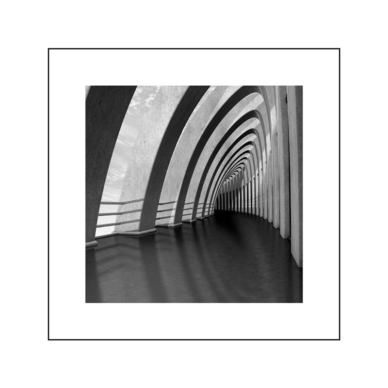 Photograph Architecture Wall Art Print in Dark Color Canvas Wall Decor, Textured Clearhalo 'Art Gallery' 'Canvas Art' 'Contemporary Art Gallery' 'Modern' Arts' 1810226