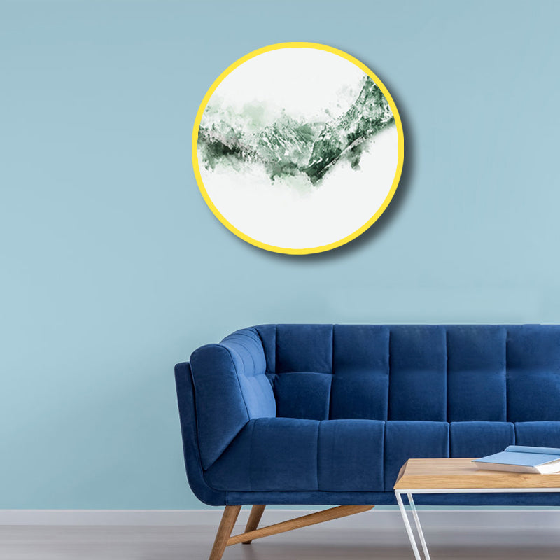 Soft Color Outdoor Scene Painting Natural Landscape Modern Textured Canvas for House Interior Clearhalo 'Art Gallery' 'Canvas Art' 'Contemporary Art Gallery' 'Modern' Arts' 1810248