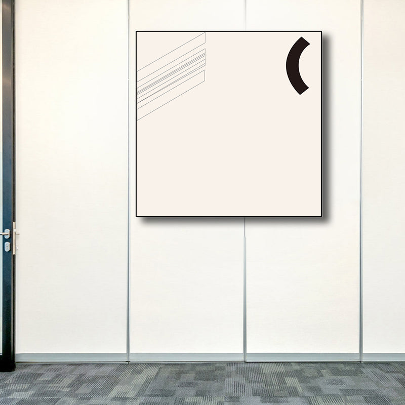 Light Color Novel Graphic Wall Decor Abstract Nordic Textured Canvas Print for Bedroom Clearhalo 'Arts' 'Canvas Art' 1810313