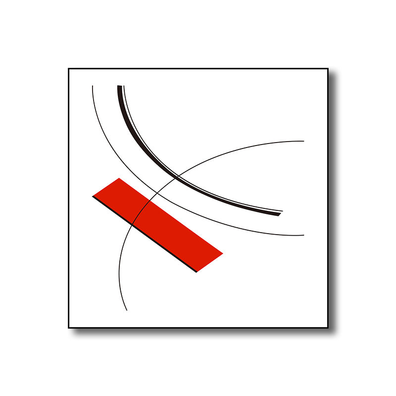 Light Color Novel Graphic Wall Decor Abstract Nordic Textured Canvas Print for Bedroom Clearhalo 'Arts' 'Canvas Art' 1810323
