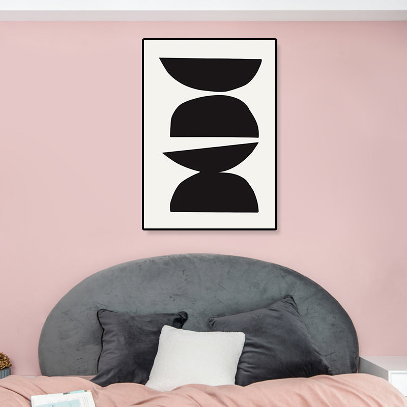 Illustration Pattern Wall Art Decor Dining Room Abstract Print Canvas in Dark Color Clearhalo 'Arts' 'Canvas Art' 1810341