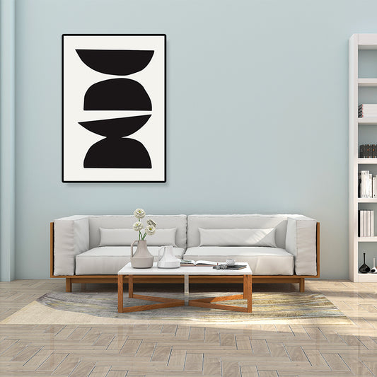 Illustration Pattern Wall Art Decor Dining Room Abstract Print Canvas in Dark Color Clearhalo 'Arts' 'Canvas Art' 1810342