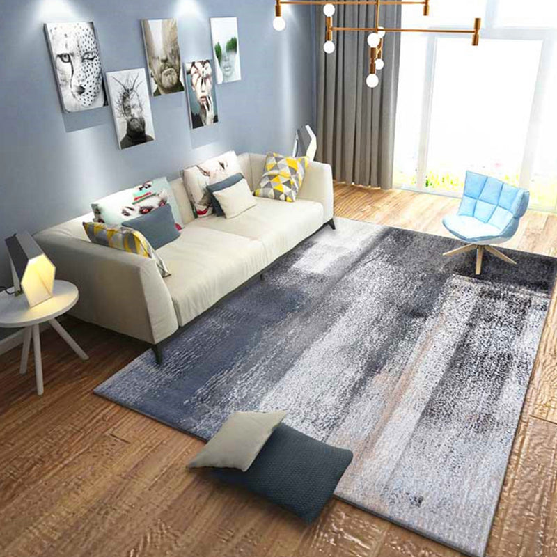 Multicolor Brushstroke Painting Pattern Rug Polyester Modern Rug Washable Anti-Slip Pet Friendly Area Rug for Living Room Clearhalo 'Area Rug' 'Modern' 'Rugs' 'Shabby Chic' Rug' 1810495