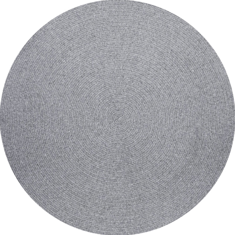 Simple Rustic Rug Wool Plain Rug Machine Washable Pet Friendly Non-Slip Carpet for Bedroom Clearhalo 'Area Rug' 'Rug' 1810533