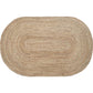 Brown Living Room Rug Rustic Solid Color Rug Jute Pet Friendly Anti-Slip Washable Area Rug for Decoration Clearhalo 'Area Rug' 'Rug' 1810583