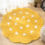 Nordic Heart Pattern Rug Polyester Rug Non-Slip Backing Washable Pet Friendly Carpet for Home Yellow Clearhalo 'Area Rug' 'Casual' 'Rugs' Rug' 1810695