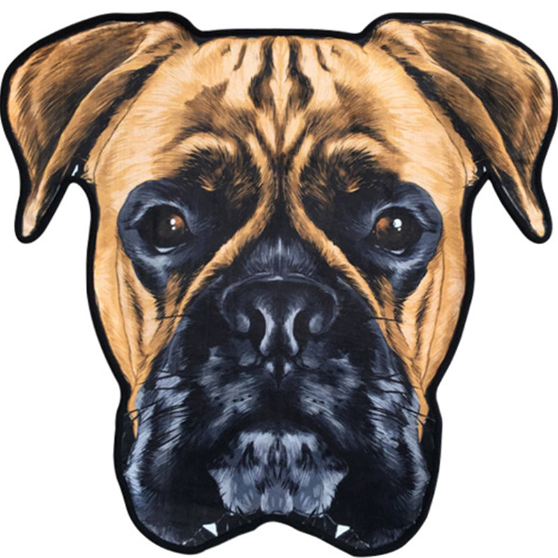 Creative Brown Contemporary Rug Polyester Dog Pattern Rug Washable Pet Friendly Non-Slip Carpet for Nursery Clearhalo 'Area Rug' 'Rug' 1810705