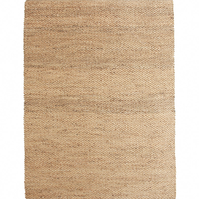 Brown Plain Rug Jute Rural Rug Washable Anti-Slip Pet Friendly Area Rug for Living Room Clearhalo 'Area Rug' 'Rug' 1810773