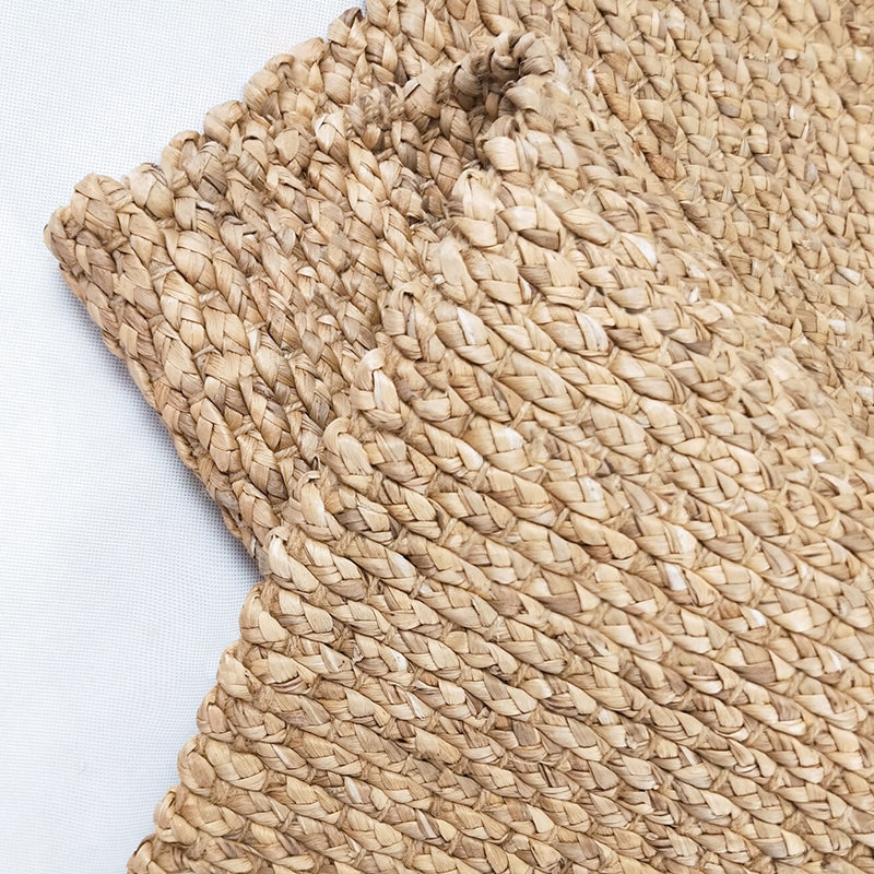 Brown Plain Rug Jute Rural Rug Washable Anti-Slip Pet Friendly Area Rug for Living Room Clearhalo 'Area Rug' 'Rug' 1810775