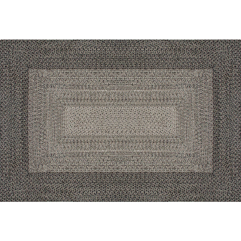 Countryside Geometric Pattern Rug Grey and Black Polypropylene Rug Non-Slip Backing Washable Pet Friendly Carpet for Home Clearhalo 'Area Rug' 'Rug' 1810785