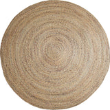 Brown Plain Rug Jute Countryside Rug Washable Pet Friendly Reversible Carpet for Living Room Clearhalo 'Area Rug' 'Rug' 1810802