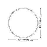 Simple Rustic Rug Brown and Beige Circles Pattern Rug Washable Pet Friendly Reversible Carpet for Living Room Clearhalo 'Area Rug' 'Rug' 1810824