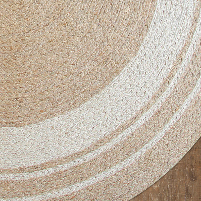 Simple Rustic Rug Brown and Beige Circles Pattern Rug Washable Pet Friendly Reversible Carpet for Living Room Clearhalo 'Area Rug' 'Rug' 1810826