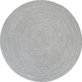Grey Plain Rug Jute Countryside Rug Washable Pet Friendly Reversible Carpet for Living Room Clearhalo 'Area Rug' 'Rug' 1810829