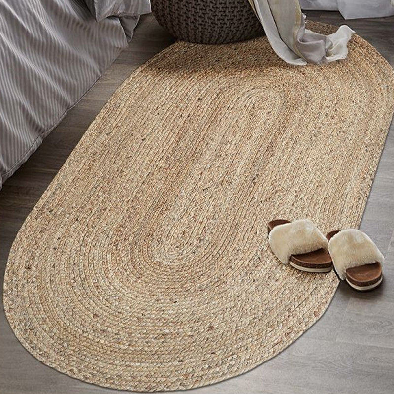 Casual Rustic Rug Brown Plain Rug Washable Pet Friendly Reversible Carpet for Living Room Brown 2'11" x 4'11" Clearhalo 'Area Rug' 'Rug' 1810845