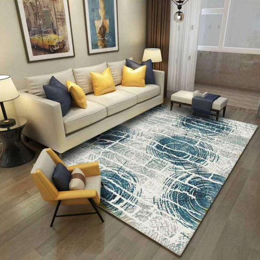 Multicolor Abstract Rug Polyester Modern Rug Pet Friendly Washable Non-Slip Area Rug for Living Room Light Gray Clearhalo 'Area Rug' 'Modern' 'Rugs' Rug' 1811026