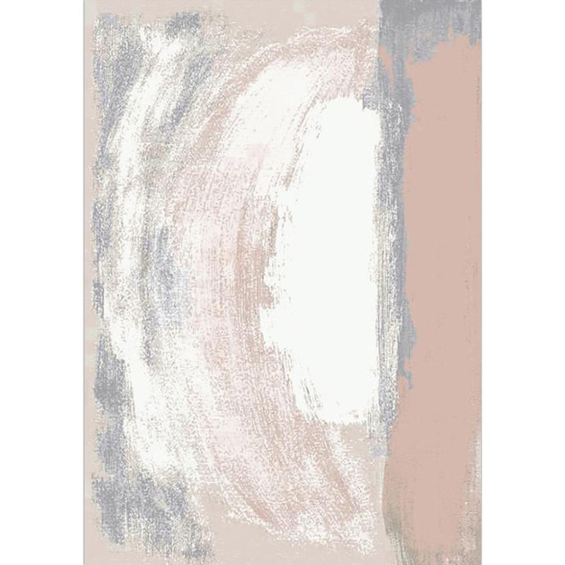 Simple Brushstroke Painting Pattern Rug Modern Rug Polyester Washable Non-Slip Backing Pet Friendly Carpet for Living Room Clearhalo 'Area Rug' 'Modern' 'Rugs' Rug' 1811039