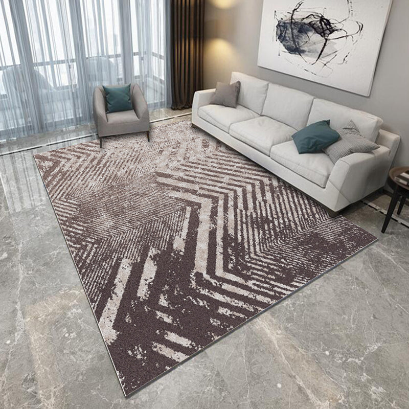 Funky Geometric Pattern Rug Multicolor Modernism Rug Polyester Pet Friendly Washable Non-Slip Area Rug for Bedroom Coffee Clearhalo 'Area Rug' 'Modern' 'Rugs' Rug' 1811173