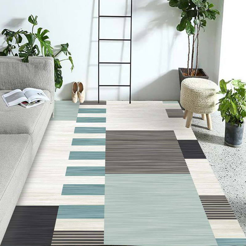 Multicolor Geometric Pattern Rug Polyester Rug Pet Friendly Washable Non-Slip Area Rug for Living Room Clearhalo 'Area Rug' 'Modern' 'Rugs' Rug' 1811186