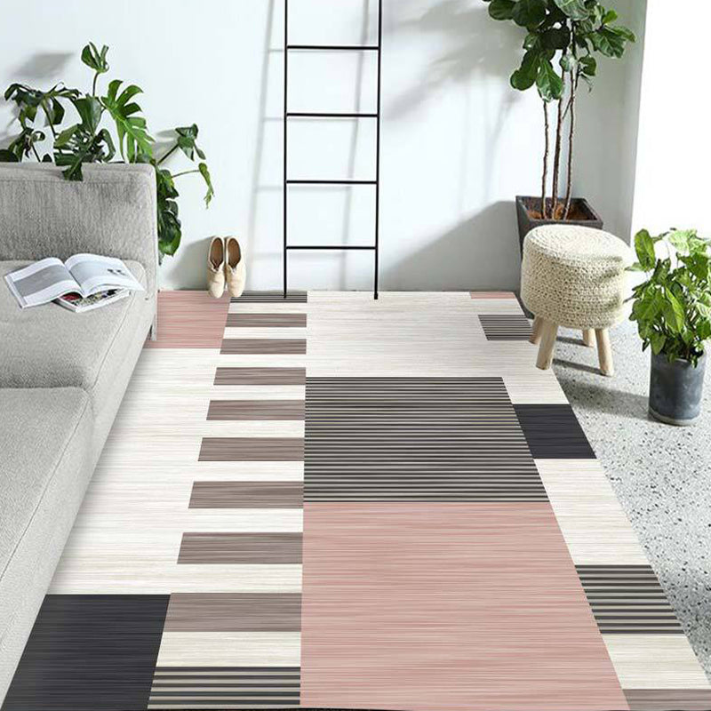 Multicolor Geometric Pattern Rug Polyester Rug Pet Friendly Washable Non-Slip Area Rug for Living Room Clearhalo 'Area Rug' 'Modern' 'Rugs' Rug' 1811187