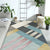 Multicolor Living Room Rug Contemporary Geometric Pattern Rug Polyester Washable Anti-Slip Backing Pet Friendly Carpet Aqua Clearhalo 'Area Rug' 'Modern' 'Rugs' Rug' 1811190
