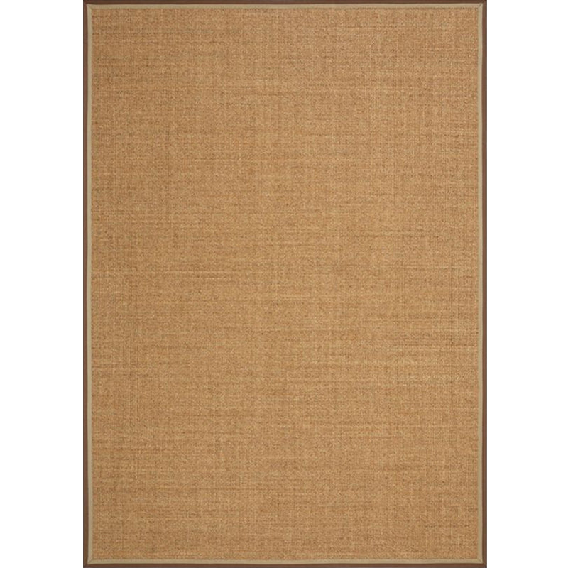 Brown Solid Color Rug Sisal Rural Rug Pet Friendly Washable Non-Slip Area Rug for Living Room Clearhalo 'Area Rug' 'Rug' 1811261