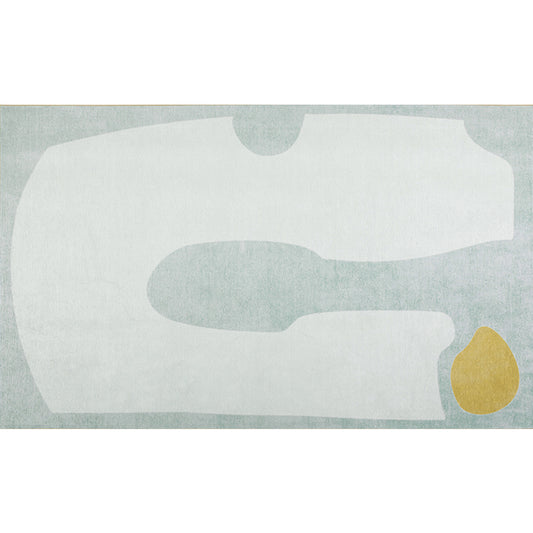 Beige Bedroom Rug Minimalist Colorblock Abstract Rug Polyester Washable Anti-Slip Backing Pet Friendly Carpet Clearhalo 'Area Rug' 'Rug' 1811446