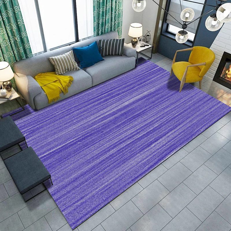 Creative Abstract Rug Multicolor Industrial Rug Polyester Pet Friendly Washable Non-Slip Area Rug for Living Room Purple Clearhalo 'Area Rug' 'Rug' 1811772