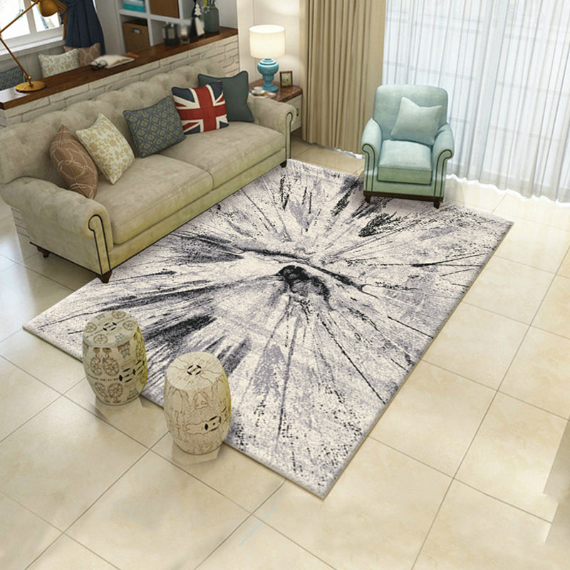 Creative Watercolor Pattern Rug Multicolor Industrial Rug Polyester Pet Friendly Washable Non-Slip Area Rug for Bedroom Grey Clearhalo 'Area Rug' 'Rug' 1812166