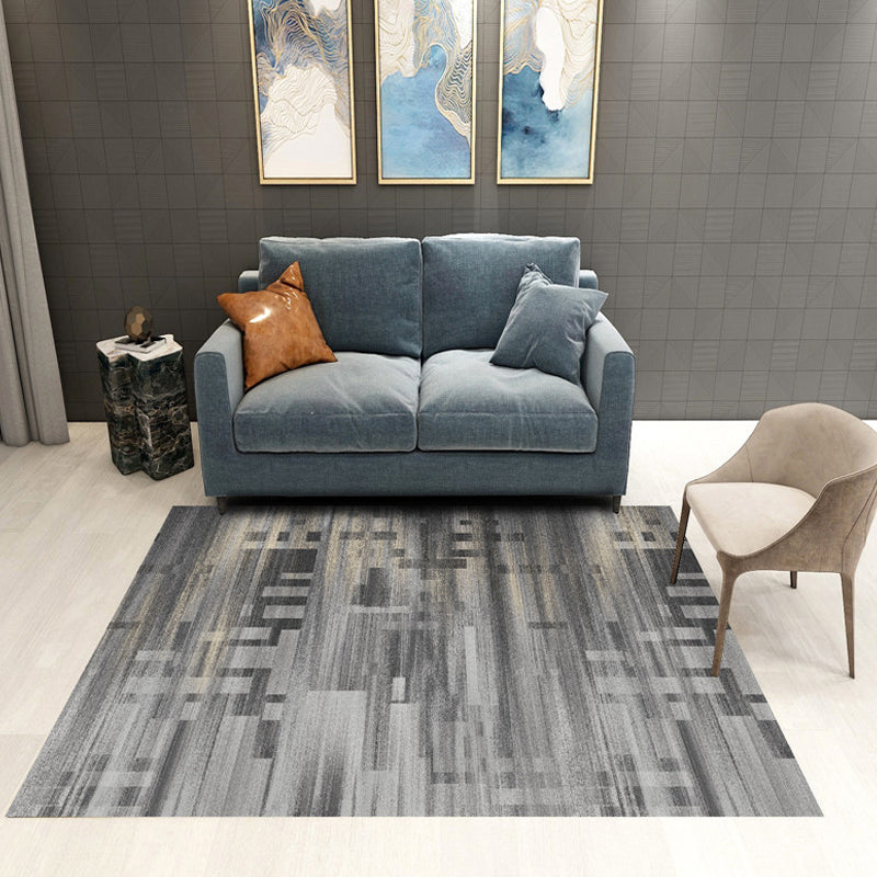 Multicolor Abstract Rug Polyester Industrial Rug Pet Friendly Washable Non-Slip Area Rug for Living Room Clearhalo 'Area Rug' 'Rug' 1812212