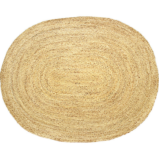 Countryside Solid Color Rug Beige and Yellow Jute Rug Non-Slip Pet Friendly Washable Are Rug for Study Clearhalo 'Area Rug' 'Rug' 1812249