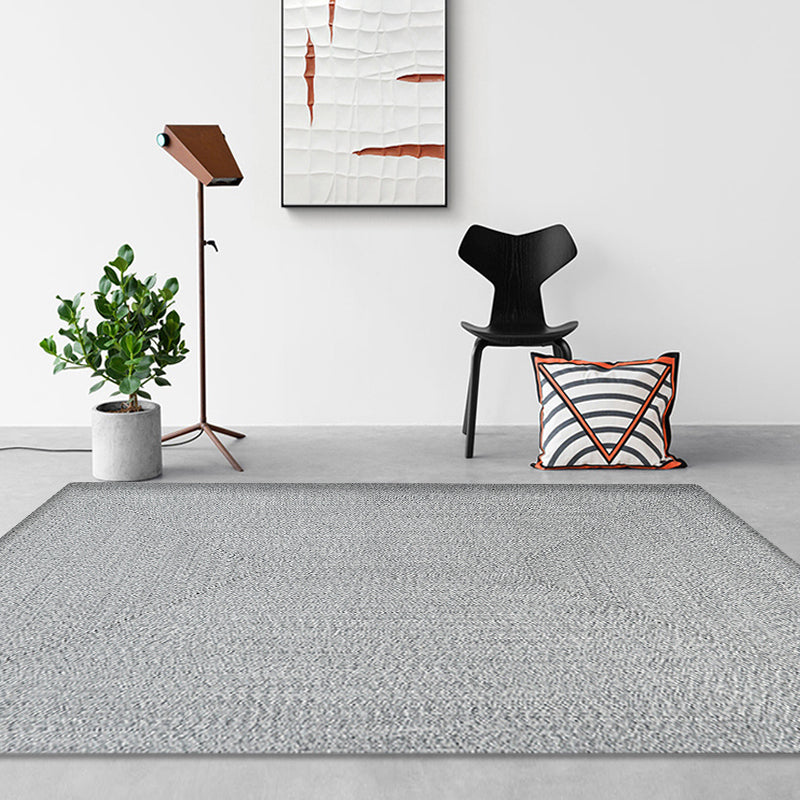Countryside Plain Rug Green Jute Rug Non-Slip Pet Friendly Washable Are Rug for Study Grey 2'11" x 4'11" Clearhalo 'Area Rug' 'Rug' 1812378