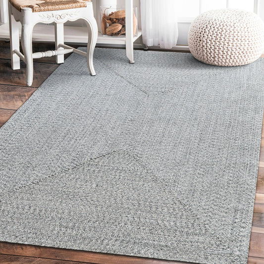Countryside Plain Rug Green Jute Rug Non-Slip Pet Friendly Washable Are Rug for Study Clearhalo 'Area Rug' 'Rug' 1812379