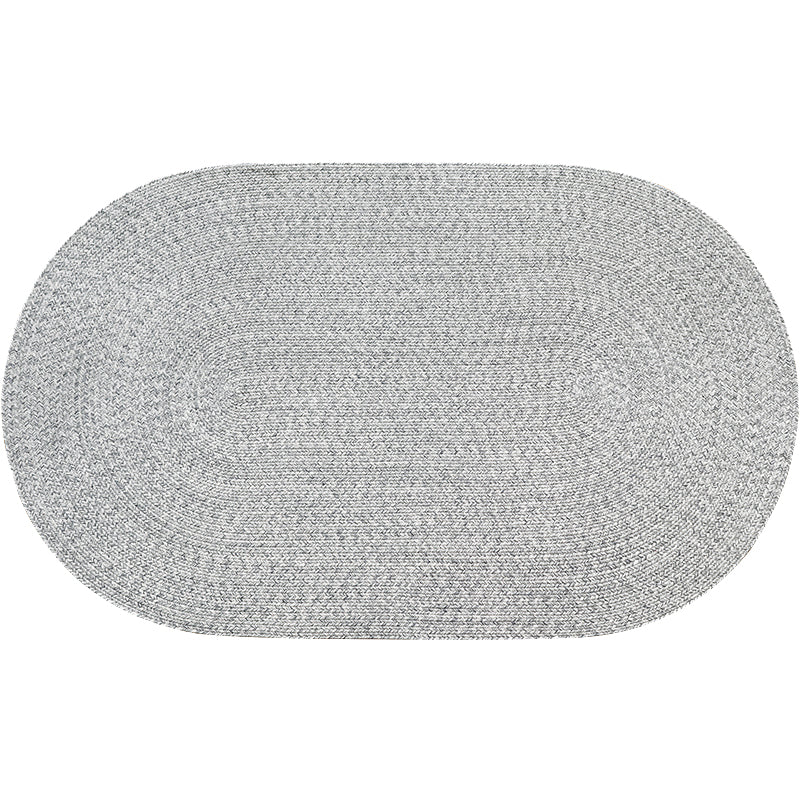 Grey Solid Color Rug Sisal Rural Rug Pet Friendly Washable Non-Slip Area Rug for Bedroom Clearhalo 'Area Rug' 'Rug' 1812392