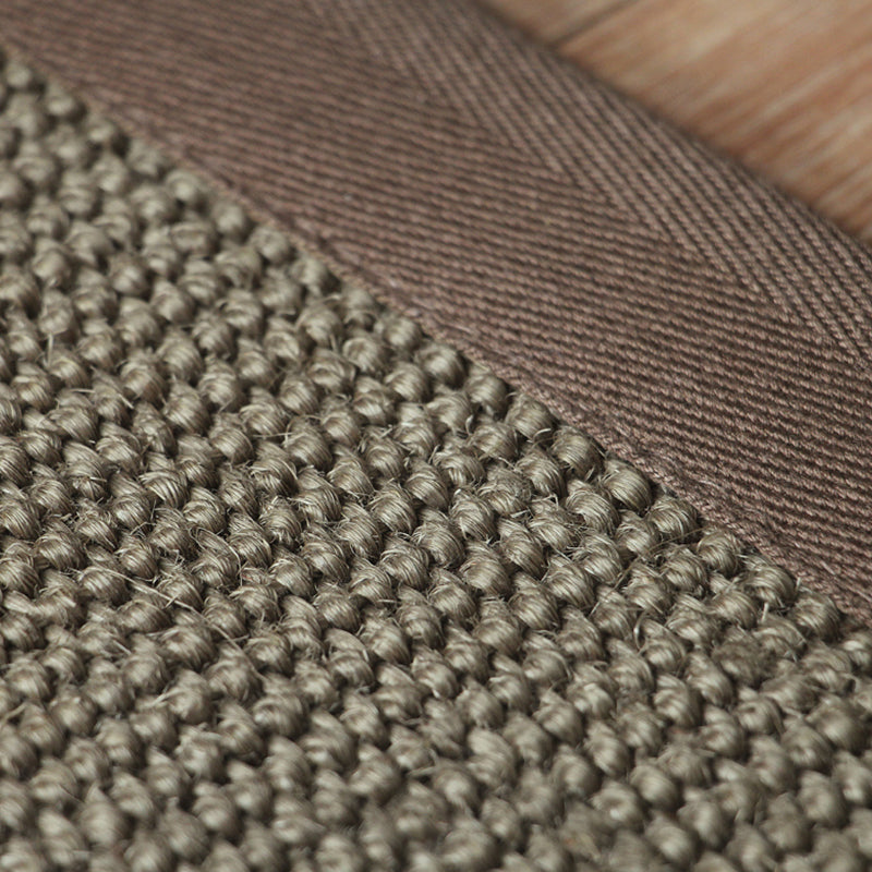 Countryside Plain Rug Brown Jute Rug Non-Slip Pet Friendly Washable Are Rug for Study Clearhalo 'Area Rug' 'Rug' 1812416