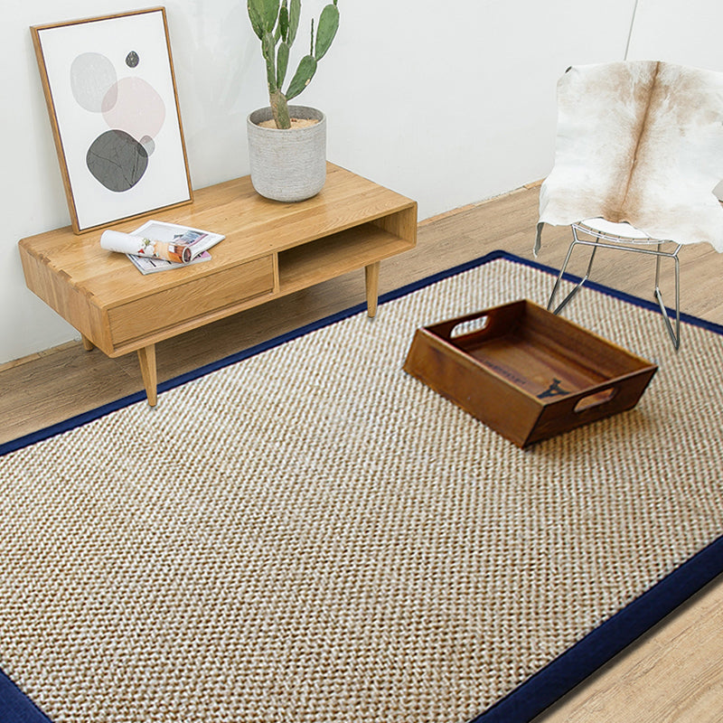 Simple Plain Rug Brown Rural Rug Jute Pet Friendly Washable Non-Slip Area Rug for Decoration Clearhalo 'Area Rug' 'Rug' 1812418