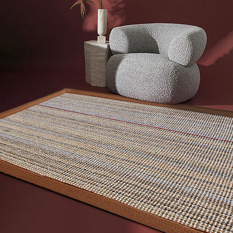 Brown Solid Color Rug Sisal Rural Rug Pet Friendly Washable Non-Slip Area Rug for Bedroom Clearhalo 'Area Rug' 'Rug' 1812426