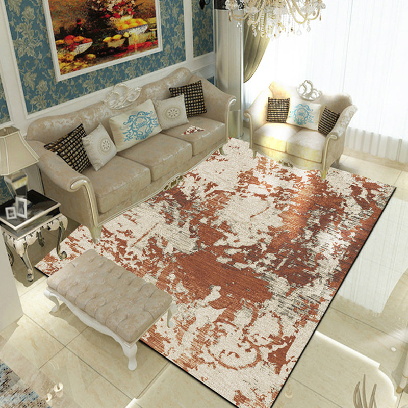 Multicolor Living Room Rug Industrial Abstract Rug Polyester Washable Anti-Slip Backing Pet Friendly Carpet Clearhalo 'Area Rug' 'Rug' 1812465