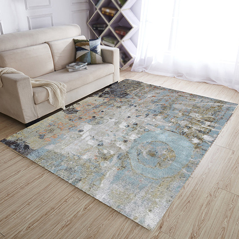 Multicolor Living Room Rug Industrial Abstract Rug Polyester Washable Anti-Slip Backing Pet Friendly Carpet Clearhalo 'Area Rug' 'Rug' 1812521