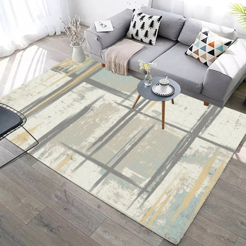 Industrial Abstract Rug Multicolor Polyester Rug Non-Slip Pet Friendly Washable Are Rug for Bedroom Clearhalo 'Area Rug' 'Rug' 1812554