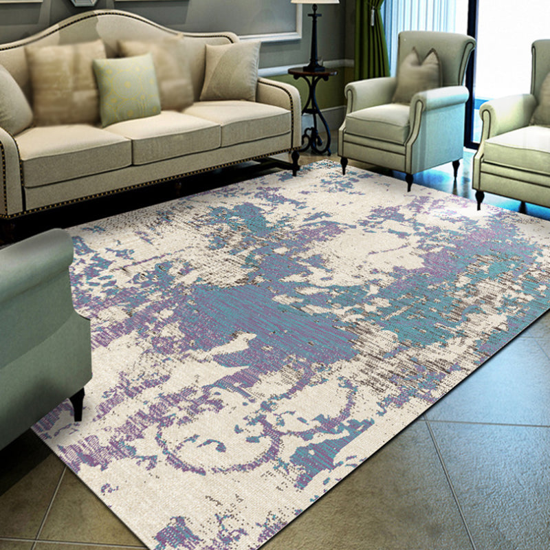 Industrial Abstract Rug Multicolor Polyester Rug Non-Slip Pet Friendly Washable Are Rug for Bedroom Clearhalo 'Area Rug' 'Rug' 1812571