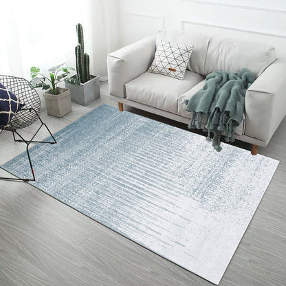 Multicolor Abstract Rug Polyester Industrial Rug Pet Friendly Washable Non-Slip Area Rug for Living Room Blue Clearhalo 'Area Rug' 'Rug' 1812588