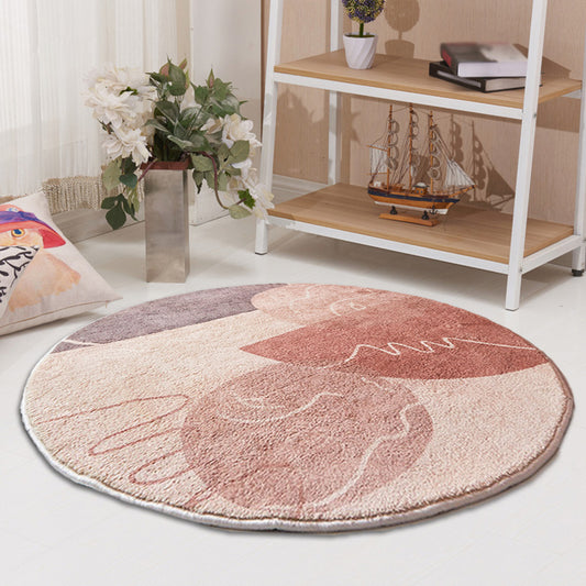 Pink Parlour Area Rug Modernist Colorblock Indoor Rug Polyester Washable Pet Friendly Carpet Clearhalo 'Area Rug' 'Rug' 1812663