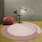 Modern Colorblock Rug Pink and Red Polyester Rug Non-Slip Pet Friendly Washable Area Rug for Bedroom Clearhalo 'Area Rug' 'Rug' 1812669