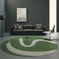 Stylish Colorblock Rug Multicolor Minimalist Rug Polyester Pet Friendly Washable Non-Slip Area Rug for Bedroom Green Clearhalo 'Area Rug' 'Rug' 1812685