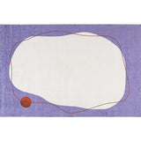 Purple and Red Colorblock Rug Polyester Modern Rug Pet Friendly Washable Non-Slip Area Rug for Living Room Clearhalo 'Area Rug' 'Rug' 1812748