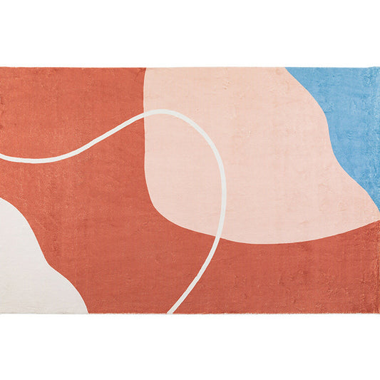 Multi-Colored Drawing Room Rug Modern Colorblock Rug Polyester Pet Friendly Carpet Clearhalo 'Area Rug' 'Rug' 1812761