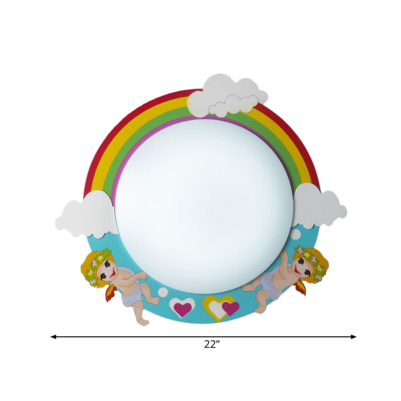 Slim Panel Nursing Room Wall Sconce Acrylic Modern Cartoon LED Sconce Light Clearhalo 'Wall Lamps & Sconces' 'Wall Lights' Lighting' 181482