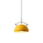 Metal Curved Shade Pendant Lamp Restaurant Cafe 1 Head Macaron Style Ceiling Lamp Clearhalo 'Ceiling Lights' 'Pendant Lights' 'Pendants' Lighting' 182193